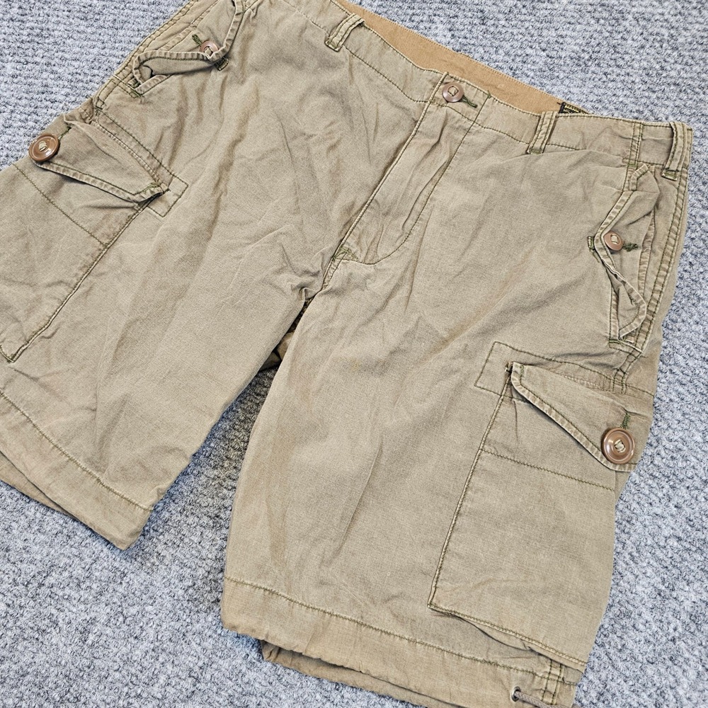 Polo Ralph Lauren Mens 36 Cargo Shorts Surplus Fit Military Ripstop Khaki Green